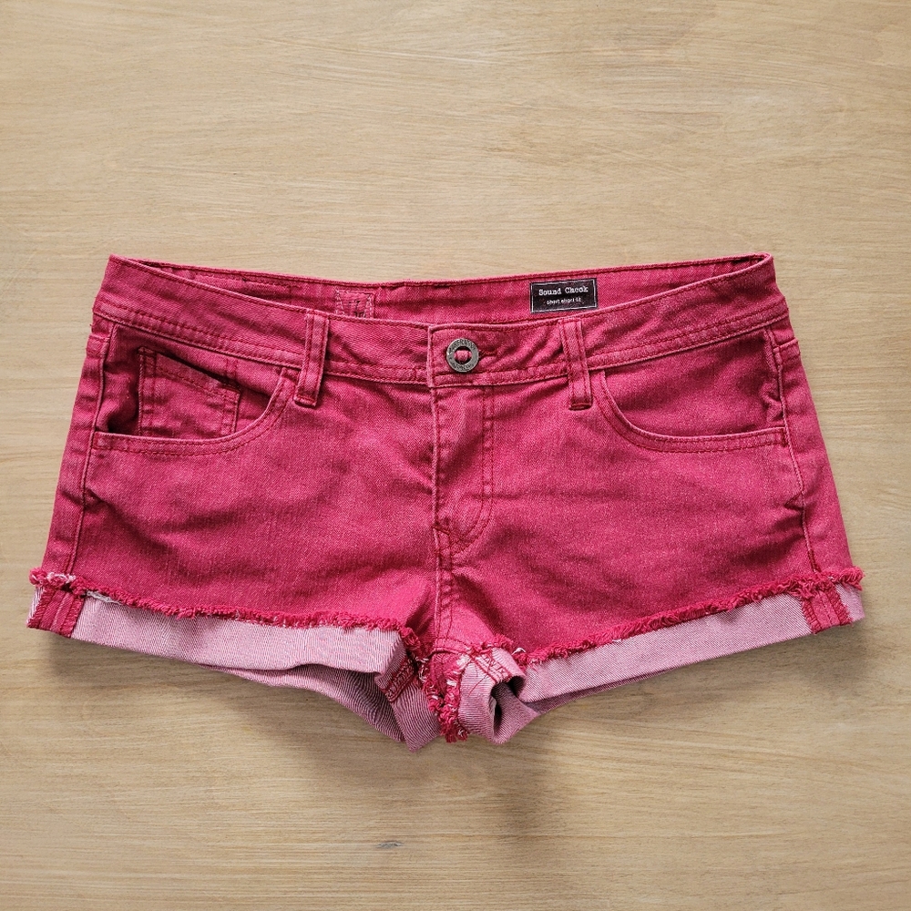 Genuine Volcom Short Short Fit Jean Shorts, Size 7